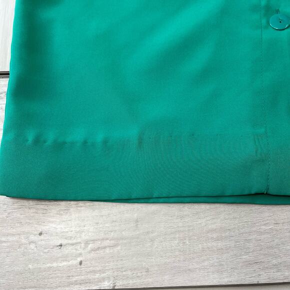 Vintage Talbots Long Sleeve Collared Button Up Belted Trench Shirt Dress Size 6 - Picture 7 of 16